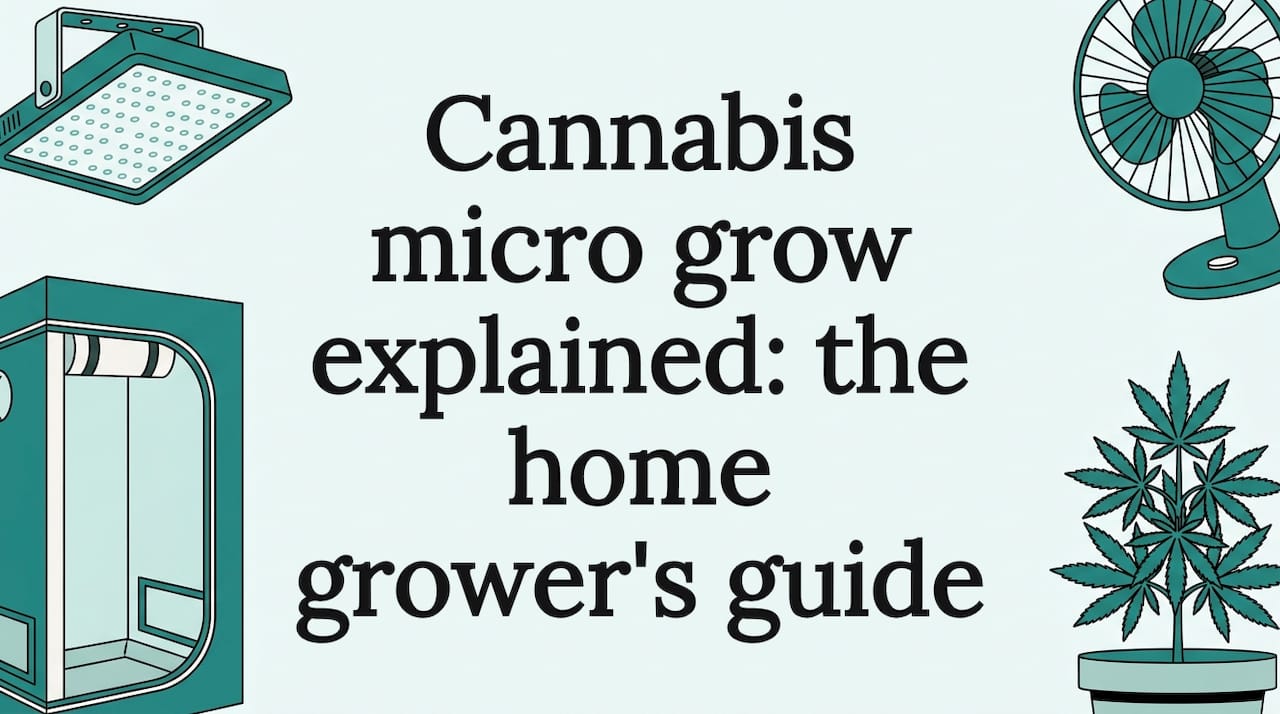 Cannabis micro grow explained: the home grower’s guide