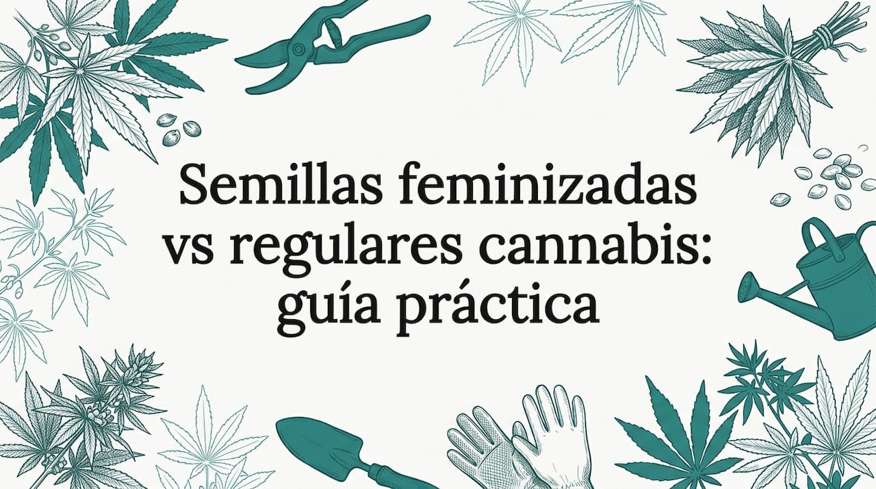 Semillas feminizadas vs regulares cannabis: guía práctica