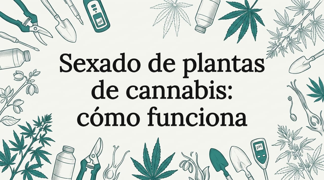 Sexado de plantas de cannabis: cómo funciona