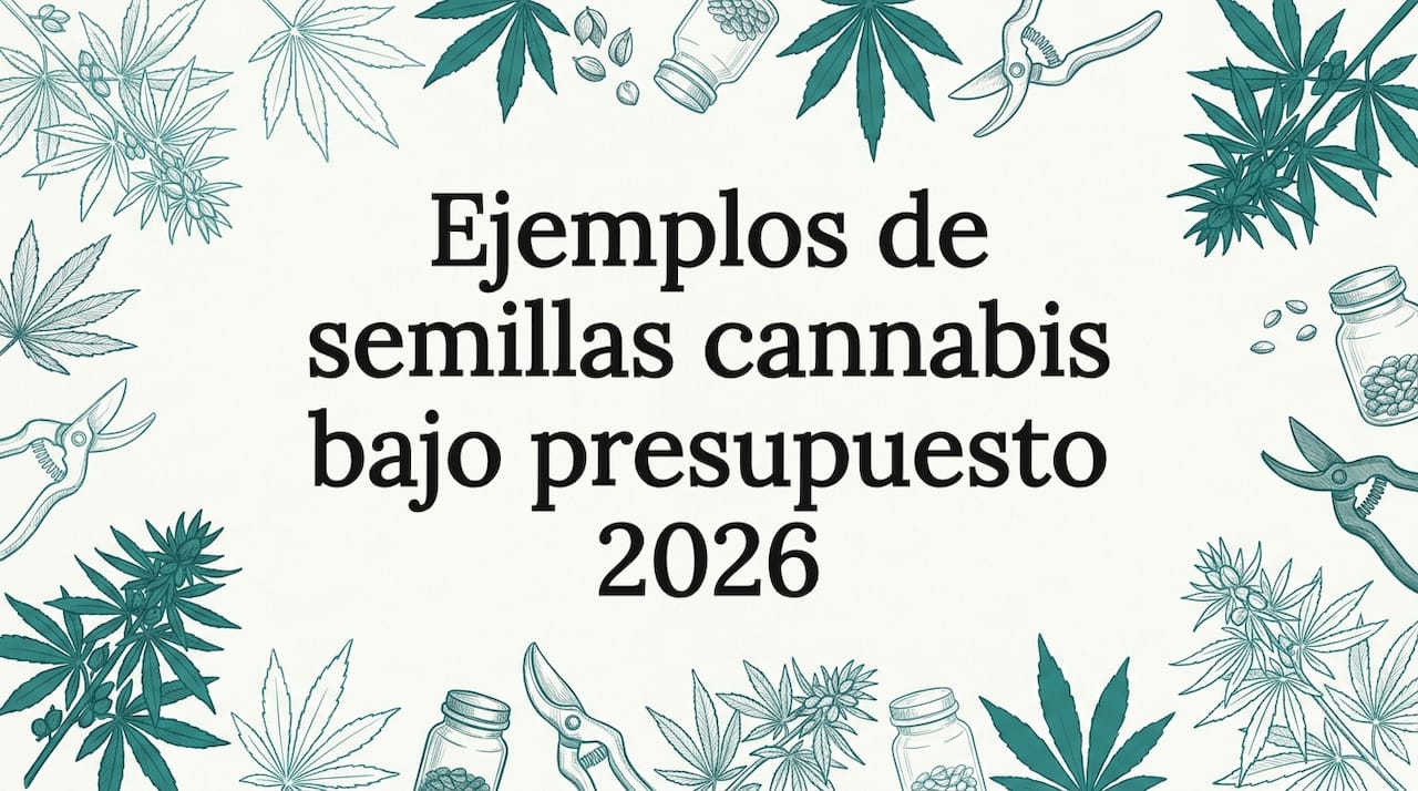 Ejemplos de semillas cannabis bajo presupuesto 2026