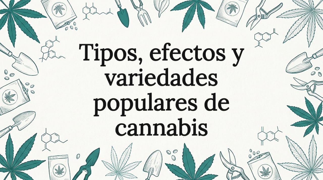 Tipos, efectos y variedades populares de cannabis
