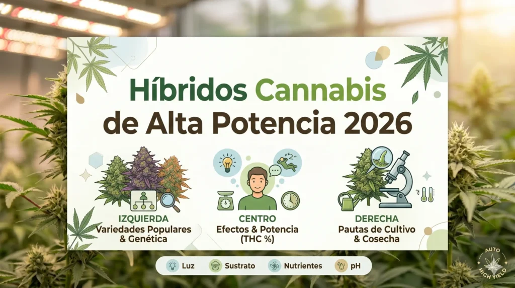 Hibridos de cannabis de alta potencia