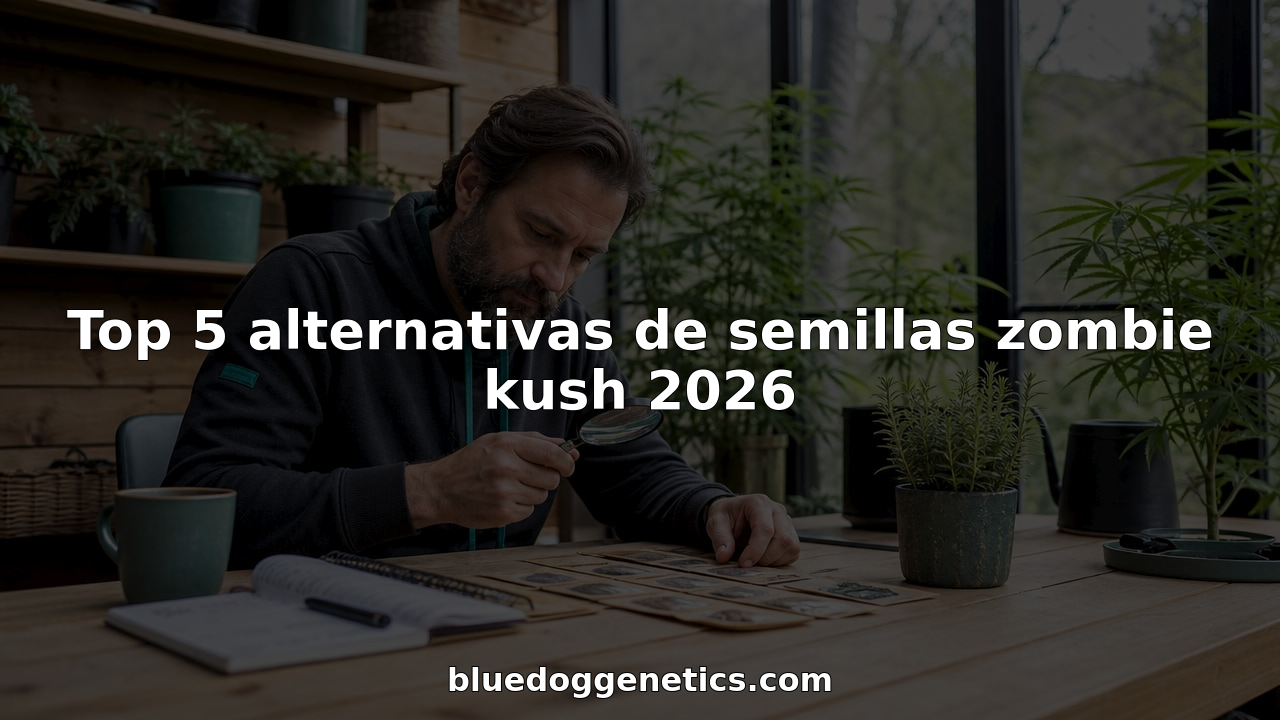 Top 5 alternativas de semillas zombie kush 2026