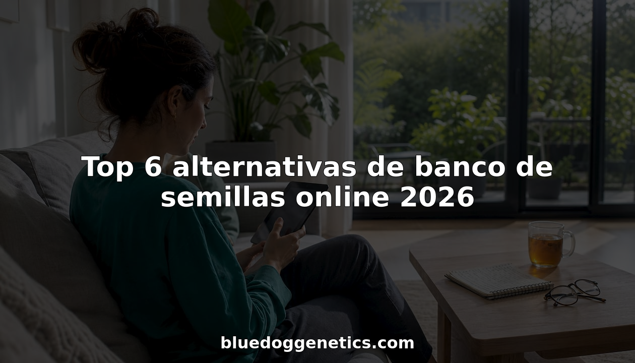 Top 6 alternativas de banco de semillas online 2026