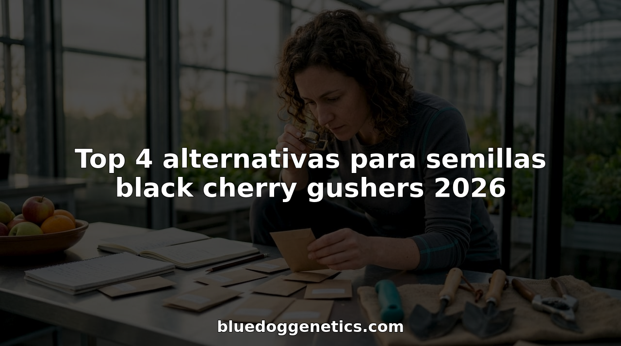 Top 4 alternativas para semillas black cherry gushers 2026